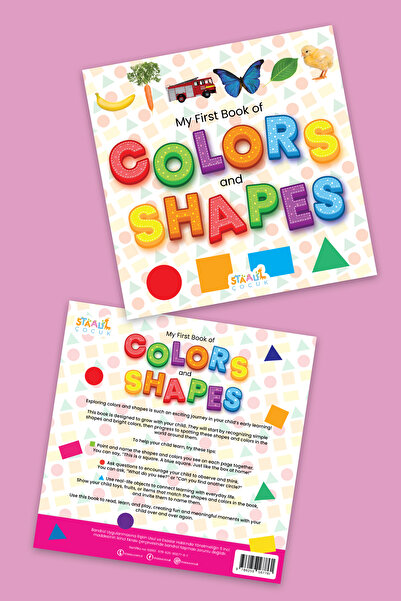 STAAU Çocuk My First Book of Colors and Shapes - Colors and Shapes for Little Ones - My First Book (English)