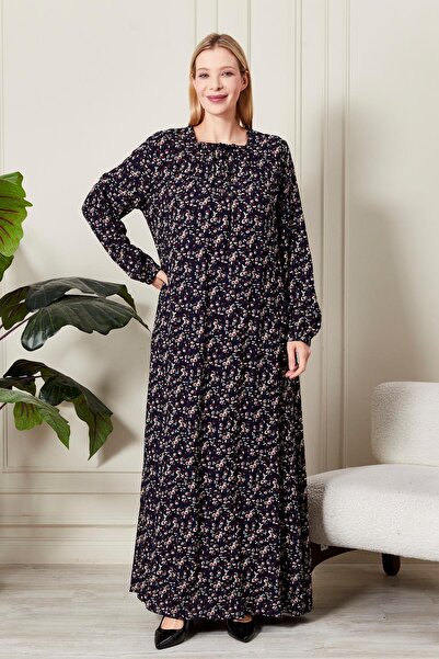 Ferace Women's Plus Size Square Neck Crinkle Dress