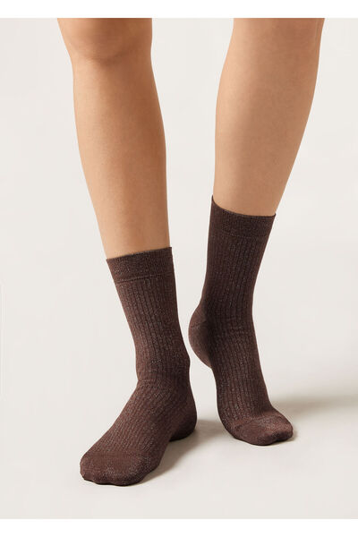Calzedonia جوارب مضلعة لامعة