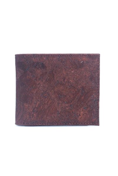IBU Cork - Portofel bărbătesc din plută maro
