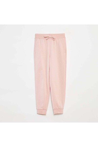 KIABI Plain joggers with elasticated waist PINK
