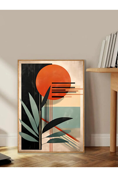 Tuba Decor Tablo dintr-o singură bucată cu rame din lemn pentru sufragerie, sufragerie, bucătărie