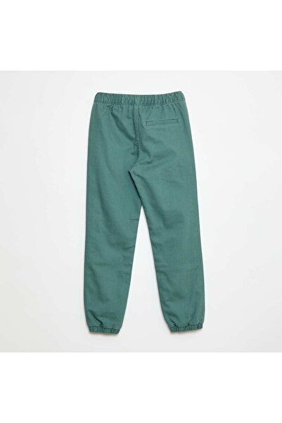 KIABI Lined Jogger Pants GREEN