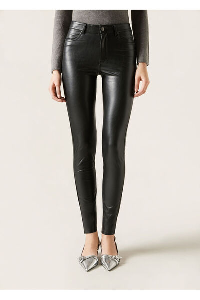 Calzedonia Deri Görünümlü Termal Tayt