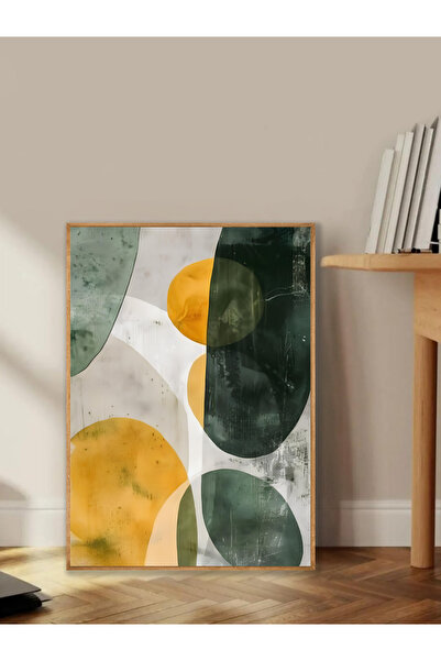 Tuba Decor Tablo dintr-o singură bucată cu rame din lemn pentru sufragerie, s...