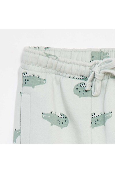 KIABI Plain joggers with elasticated waist GREEN