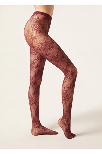 Calzedonia Chiloți din plasă cu motiv floral