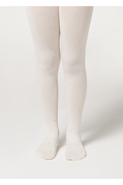 Calzedonia Simli Opak Külotlu Kız Çocuk Çorabı