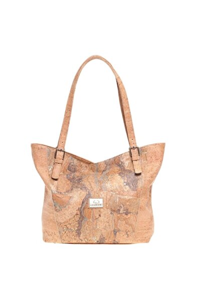 IBU Cork Μεγάλη γυναικεία τσάντα από φελλό Mapa Share