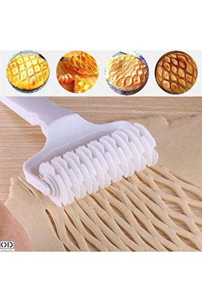ORIGINAL DEALS Валяк за тесто за пайове, сладкиши и бисквитки, PVC, 10 x 17,5 см