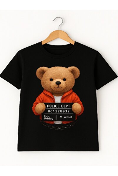 TİMİSİVA Tricou unisex supradimensionat TUTUKLU AYICIK cu imprimeu Bumbac gul...