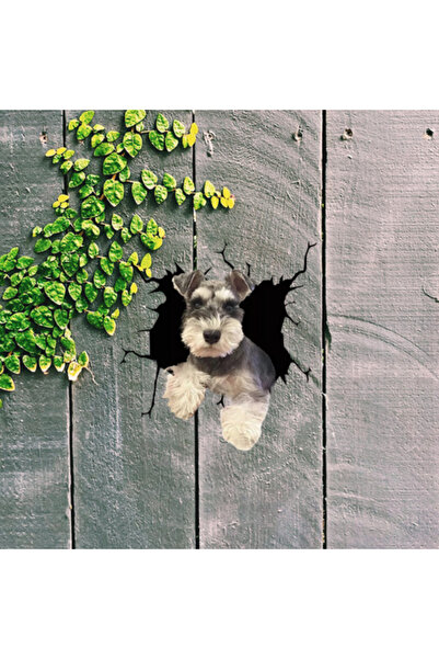 ORIGINAL DEALS Декоративен стикер за дома или колата с миниатюрен шнауцер, с ...