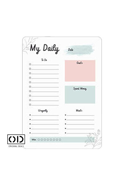 ORIGINAL DEALS Μαγνητικό Αυτοκόλλητο για Ψυγείο, Λίστα Εκκρεμοτήτων, για Εργα...