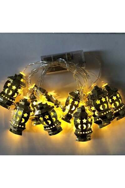 2SA Holiday and festive decorative lights string, 1.65 meters long (ten illuminated shapes)