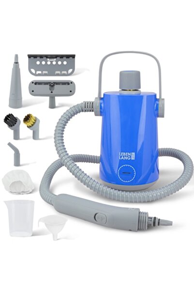 LEBENLANG Aparat de curățat cu abur 10-1 cu abur portabil, 1000W, 3,5 bar, 10 accesorii