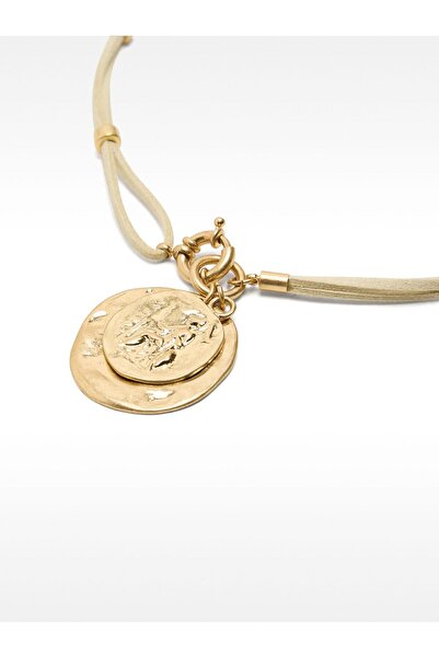 PARFOIS Madalyonlu Deri İpli Kolye