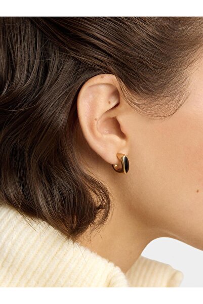 PARFOIS Mineli Açık Halka Küpe