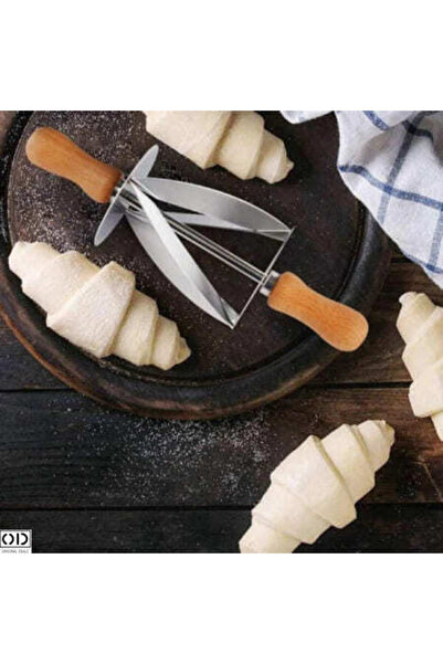 ORIGINAL DEALS Валяк за рязане на тесто за кроасани, неръждаема стомана, 20 x...