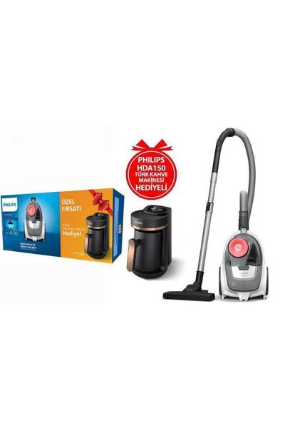 Philips XB2142 2000 SERİSİ TOZ TORBASIZ SÜPÜRGE KAHVE MAKİNESİ HEDİYELİ