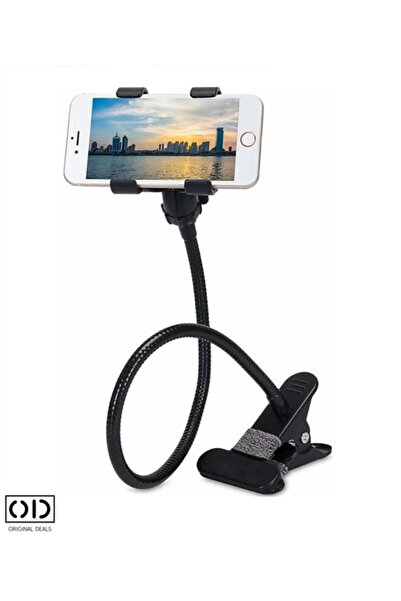 Universal Flexible Support with Arm and Strong Metal Clamp for Phone