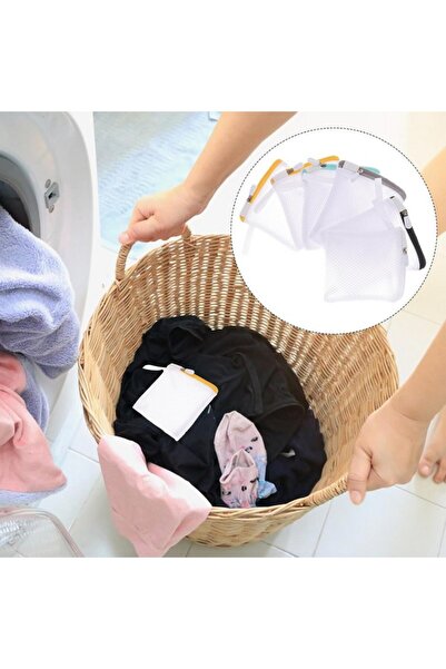 OEM et 12 mini saci de rufe pentru mașina de spălat și uscătorul de rufe cu fermoar,12x12cm