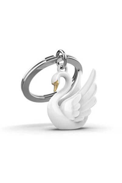 Metalmorphose Kuğu Anahtarlık Beyaz MTM143-01