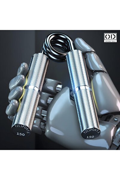 ORIGINAL DEALS Flexor pentru tonifierea mușchilor antebrațului, OFERTE ORIGINALE, Rezistență 75 Kg, Aluminiu, Argint