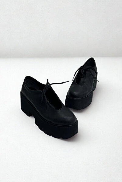 inizio Black Skin Women's Loafer P9067