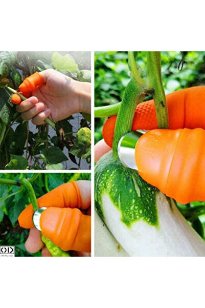 ORIGINAL DEALS Thimble with Blade for Cutting and Cleaning Vegetables and Fruits, Compatible with Gardening, with 5