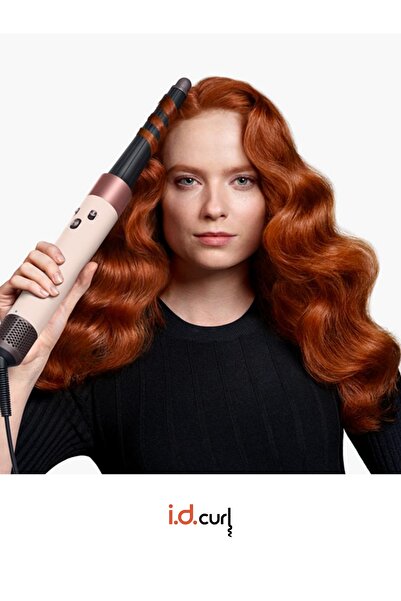 DYSON Airwrap i.d.™ saç şekillendirme ve kurutma seti Kıvırcık+Bukleli (Amber Silk)