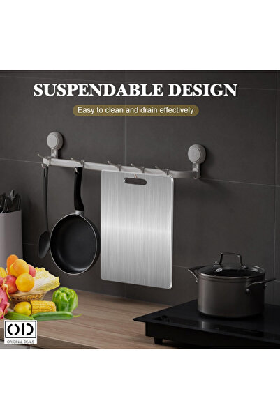 ORIGINAL DEALS Tocător de bucătărie din oțel inoxidabil