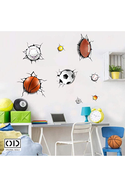 ORIGINAL DEALS Autocolante decorative cu mingi sportive - fotbal, volei, basc...