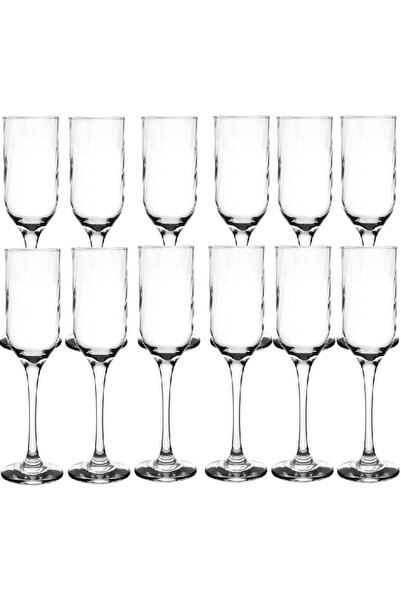 NADİR Σετ 12 ποτηριών σαμπάνιας Fiore 195ml, 6,6xΥ23εκ.