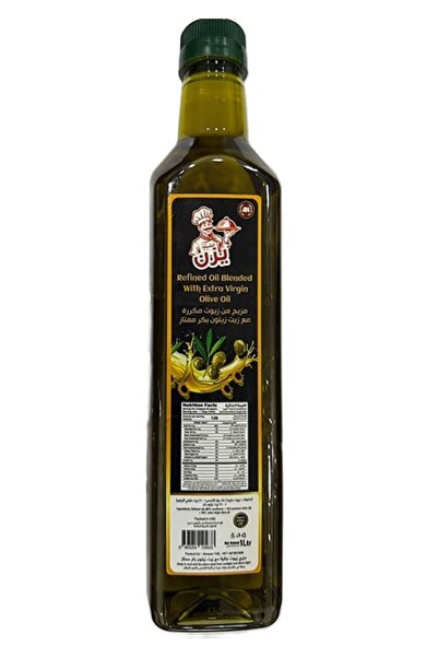 olive oil زيت الشيف يزن المكرر ممزوج بزيت بكر ممتاز 1 لتر