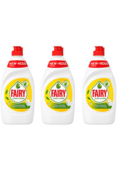 Fairy 3X - Liquid dishwashing detergent 450 ml (Lemon)