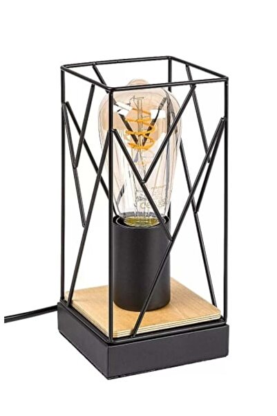 Rabalux Veioza Boire, 1 xE 27, lemn natur-negru, ON-OFF