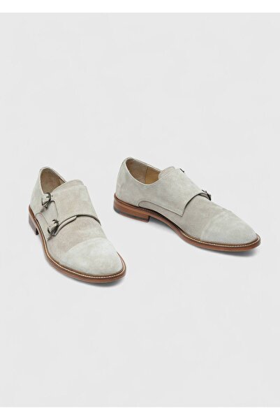 Ramsey Бежови класически мокасини от велур