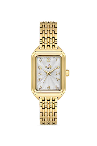 Platin Pierre PL-1193LA-B1 ساعة يد نسائية مربعة الشكل