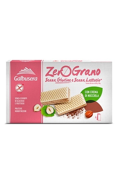 Galbusera Napolitane fara gluten cu crema de alune Zerograno 180g