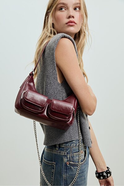 Stradivarius Mini shoulder bag with pockets