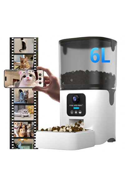 OEM Hrănitor automat inteligent pentru câini și pisici cu cameră video și apl...