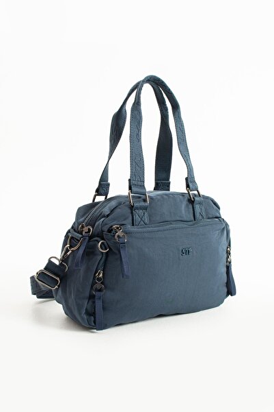 571 Collections Çanta Soft Textured Ultra-Lightweight, Waterproof Polyamide Fabric Shoulder/Arm Bag Navy Blue Model:(571-13-14g)
