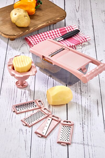 Cooker 5-Blade Luxury Stainless Steel Grater with Bowl