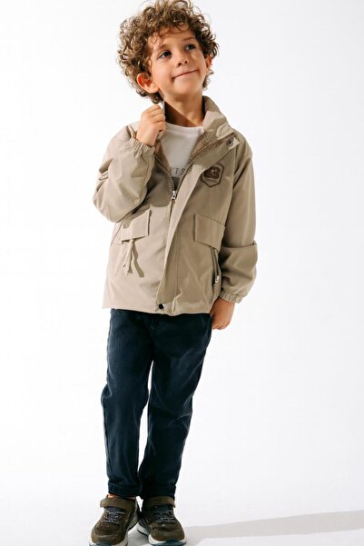 RAPAPA Boys' 3-Piece Spring Sportswear Set – Hooded Thin Jacket, Printed T-Shirt and Denim Pants Set 35