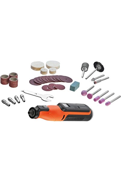 Black&Decker BLACK+DECKER Cordless Rotary Tool 8V + 37pcs Accessories BCRT8I-XJ