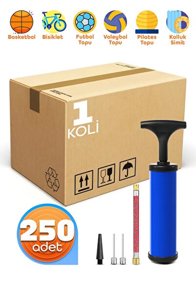 Telvesse 1 Box | 250Pcs Inflator Pump Set Football Bicycle Ball Inflatable Bed Bagel Inflator Pump 20cm