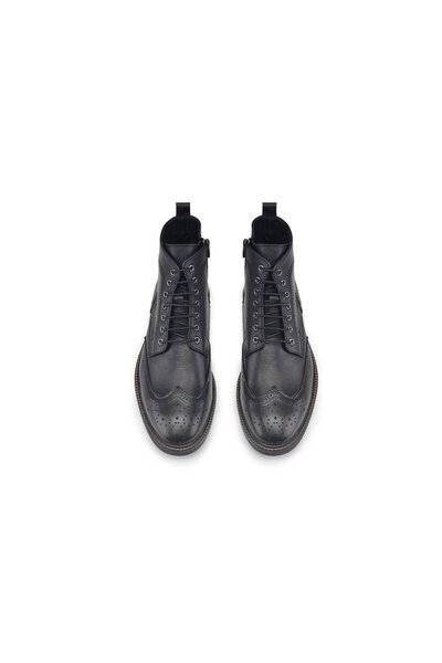 Nevzat Onay Siyah Bağcıklı Erkek Bot