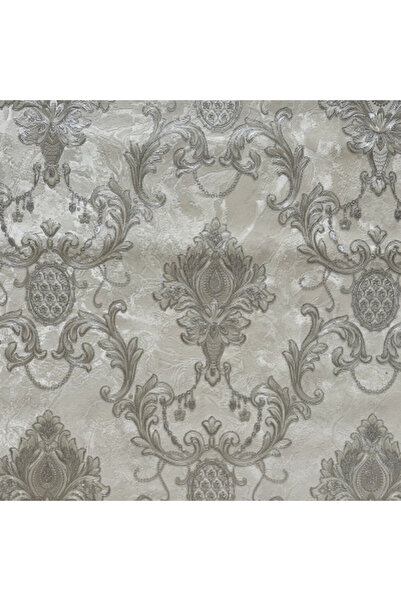 MallDeco Premium Vinyl Wallpaper MallDeco, Living, Silver, Model 8656
