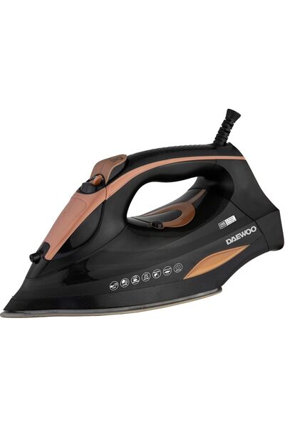 Daewoo DSI-6260 - Steam Iron 2800W With Steam Burst, Spray Function, Self Cleaning, Anti Drip, Anti