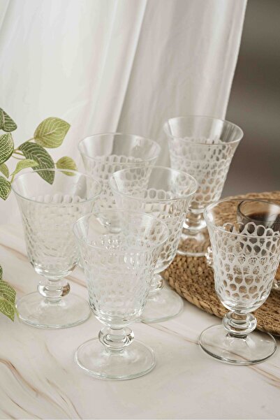 crystalhome Set of 6 Coffee Side Water Glasses